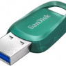 Флешка USB Sandisk Ultra Eco 128ГБ, USB3.2, темно-зеленый [sdcz96-128g-g46]