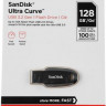 Флешка USB Sandisk Ultra Curve 128ГБ, USB3.2, черный [sdcz550-128g-g46]