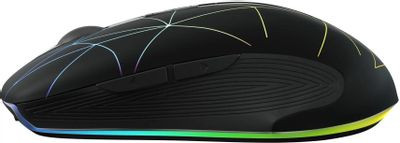 Мышь Oklick 976GW, игровая, оптическая, беспроводная, USB, черный [1431703]