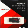 Флешка USB Hikvision M200R 32ГБ, USB2.0, черный [hs-usb-m200r/32g]