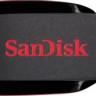 Флешка USB Sandisk Cruzer Blade 64ГБ, USB2.0, черный и красный [sdcz50-064g-b35]