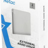 Внешний диск HDD NETAC K338, 2ТБ, серебристый [nt05k338n-002t-30sl]