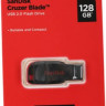 Флешка USB Sandisk Cruzer Blade 128ГБ, USB2.0, черный и красный [sdcz50-128g-b35]