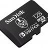 Карта памяти microSDXC UHS-I Sandisk Nintendo Switch 128 ГБ, 100 МБ/с, Class 10, SDSQXAO-128G-GN6ZG, 1 шт.