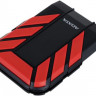 Внешний диск HDD A-Data DashDrive Durable HD710Pro, 2ТБ, красный [ahd710p-2tu31-crd]