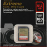 Карта памяти SDXC UHS-I U3 Sandisk Extreme 512 ГБ, 180 МБ/с, Class 10, SDSDXVV-512G-GNCIN, 1 шт.