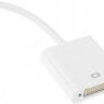 Переходник Display Port DisplayPort (m) - DVI (f), белый