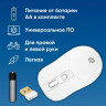 Мышь Oklick 509MW white, оптическая, беспроводная, USB, белый [1885186]