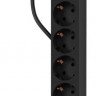 Сетевой фильтр Buro 500SH-1.8-UPS-B, 1.8м, черный
