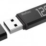Флешка USB NETAC U351 128ГБ, USB2.0, серый [nt03u351n-128g-20bk]