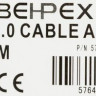 Кабель USB3.0 USB A(m) - USB A(f), 1.5м, синий