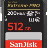 Карта памяти SDXC UHS-I U3 Sandisk 512 ГБ, 200 МБ/с, Class 10, SDSDXXD-512G-GN4IN, 1 шт.