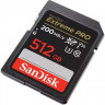 Карта памяти SDXC UHS-I U3 Sandisk 512 ГБ, 200 МБ/с, Class 10, SDSDXXD-512G-GN4IN, 1 шт.