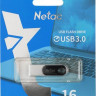 Флешка USB NETAC U278 16ГБ, USB3.0, серебристый и черный [nt03u278n-016g-30pn]