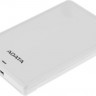 Внешний диск HDD A-Data HV620S, 1ТБ, белый [ahv620s-1tu31-cwh]