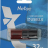 Флешка USB NETAC U182 32ГБ, USB3.0, красный и черный [nt03u182n-032g-30re]