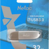 Флешка USB NETAC U352 32ГБ, USB3.0, серебристый [nt03u352n-032g-30pn]