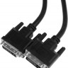 Кабель DVI DVI-D Dual Link (m) - DVI-D Dual Link (m), ферритовый фильтр , 5м, черный