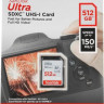 Карта памяти SDXC UHS-I Sandisk Ultra 80 512 ГБ, 150 МБ/с, Class 10, SDSDUNC-512G-GN6IN, 1 шт.