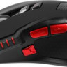 Мышь Oklick 806G, игровая, оптическая, проводная, USB, черный и красный [1431646]