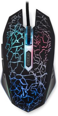 Мышь Oklick 896G, игровая, оптическая, проводная, USB, черный [1431690]
