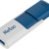 Флешка USB NETAC U182 32ГБ, USB3.0, синий и белый [nt03u182n-032g-30bl]