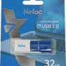 Флешка USB NETAC U182 32ГБ, USB3.0, синий и белый [nt03u182n-032g-30bl]