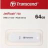 Флешка USB Transcend Jetflash 730 64ГБ, USB3.0, белый [ts64gjf730]