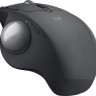 Трекбол Logitech Trackball MX Ergo, оптическая, беспроводная, USB, графитовый [910-005182]