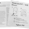 Мышь Logitech M240 Silent, оптическая, беспроводная, графитовый [910-007078]