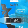 Флешка USB NETAC U351 64ГБ, USB3.0, серый [nt03u351n-064g-30bk]