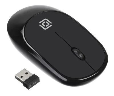 Мышь Oklick 535MW, оптическая, беспроводная, USB, черный [1103636]