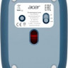 Мышь Acer OMR301, оптическая, беспроводная, USB, синий [zl.mcecc.01s]