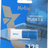 Флешка USB NETAC U182 128ГБ, USB3.0, синий и белый [nt03u182n-128g-30bl]