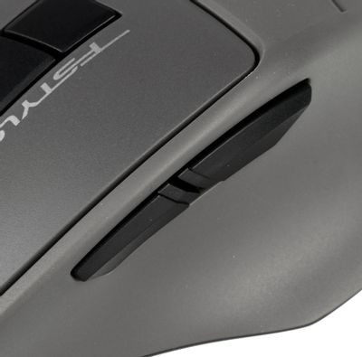 Мышь A4TECH Fstyler FG30S, оптическая, беспроводная, USB, серый [fg30s grey]