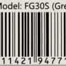 Мышь A4TECH Fstyler FG30S, оптическая, беспроводная, USB, серый [fg30s grey]