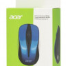 Мышь Acer OMR132, оптическая, беспроводная, USB, синий и черный [zl.mceee.01f]