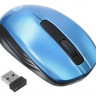 Мышь Oklick 475MW, оптическая, беспроводная, USB, черный и синий [945833]