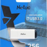 Флешка USB NETAC U185 256ГБ, USB3.0, белый [nt03u185n-256g-30wh]