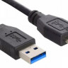 Кабель USB3.0 Buro MK30-AM-1.5, micro USB 3.0 B (m) - USB A(m), 1.5м, черный