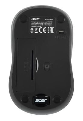 Мышь Acer OMR133, оптическая, беспроводная, USB, черный [zl.mceee.01g]