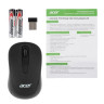 Мышь Acer OMR133, оптическая, беспроводная, USB, черный [zl.mceee.01g]