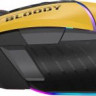 Мышь A4TECH Bloody W95 Max Sports, игровая, оптическая, проводная, USB, желтый и серый [w95 max sports lime]