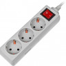 Сетевой фильтр Buro BU-SP1.8_USB_2A-W, 1.8м, белый