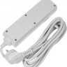 Сетевой фильтр Buro BU-SP1.8_USB_2A-W, 1.8м, белый