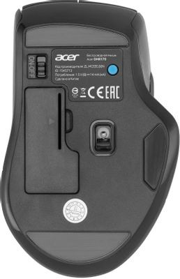 Мышь Acer OMR170, оптическая, беспроводная, USB, черный [zl.mceee.00n]