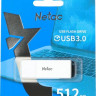 Флешка USB NETAC U185 512ГБ, USB3.0, белый [nt03u185n-512g-30wh]
