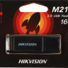 Флешка USB Hikvision M210P 16ГБ, USB2.0, черный [hs-usb-m210p/16g]
