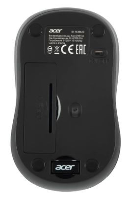 Мышь Acer OMR134, оптическая, беспроводная, USB, серый [zl.mceee.01h]