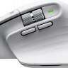 Мышь Logitech MX Master 3S, оптическая, беспроводная, USB, светло-серый [910-006566]